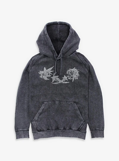 Disney Kingdom Hearts Cave Scribbles Mineral Wash Hoodie