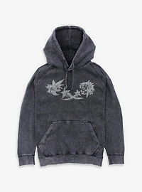 Disney Kingdom Hearts Cave Scribbles Mineral Wash Hoodie