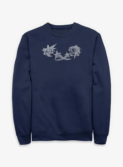 Disney Kingdom Hearts Cave Scribbles Sweatshirt