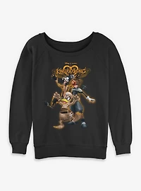 Disney Kingdom Hearts Halloweeners Womens Slouchy Sweatshirt