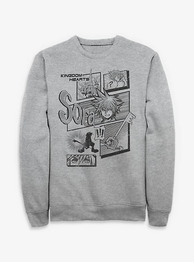 Disney Kingdom Hearts Sora Key Pages Sweatshirt