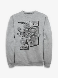 Disney Kingdom Hearts Sora Key Pages Sweatshirt