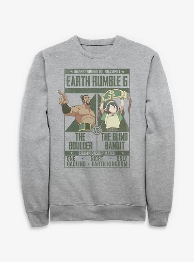 Avatar: The Last Airbender Boulder vs Blind Bandit Sweatshirt