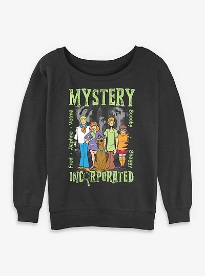 Scooby-Doo Mystery Incorporated Crew Womens Slouchy Sweatshirt