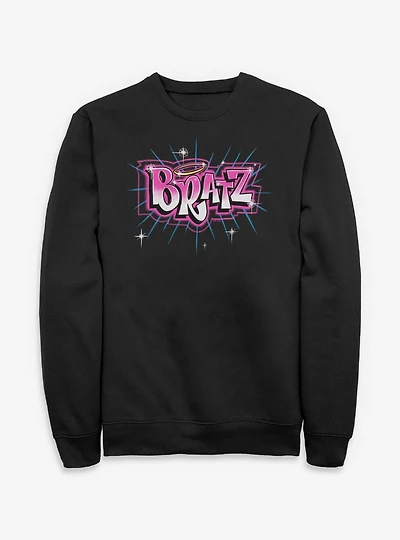 Bratz Logo Spray Paint Sweatshirt