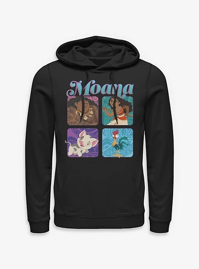 Disney Moana Boxed Up Characters Hoodie