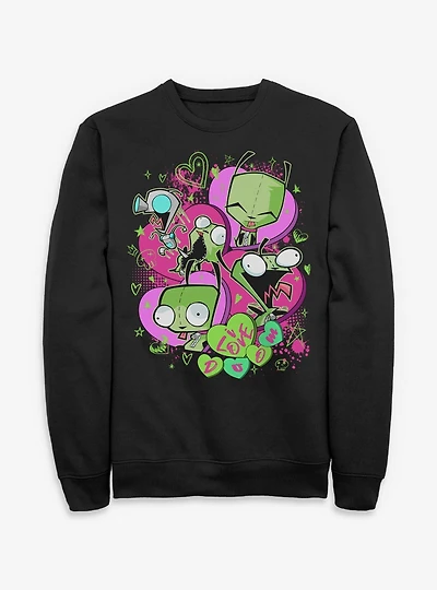 Invader ZIM I Love Doom Gir Sweatshirt