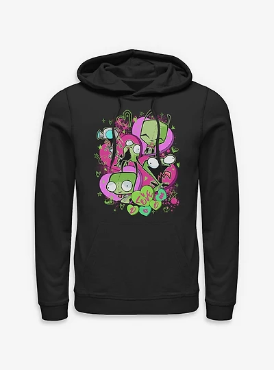 Invader ZIM I Love Doom Gir Hoodie