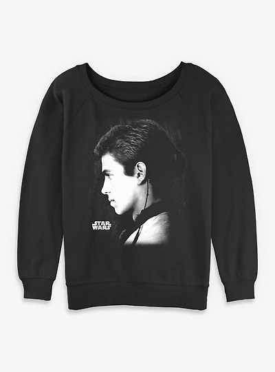 Star Wars Eternal Love Anakin Womens Slouchy Sweatshirt