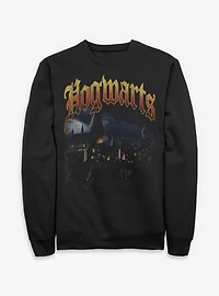Harry Potter Hogwarts Castle At Night Sweatshirt