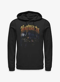 Harry Potter Hogwarts Castle At Night Hoodie