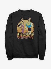 Disney The Emperor's New Groove Yzma and Kronk Wrong Lever Sweatshirt