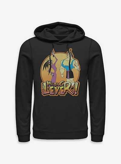 Disney The Emperor's New Groove Yzma and Kronk Wrong Lever Hoodie