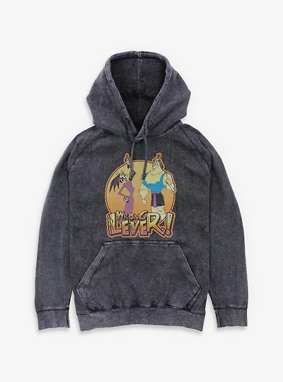 Disney The Emperor's New Groove Yzma and Kronk Wrong Lever Mineral Wash Hoodie