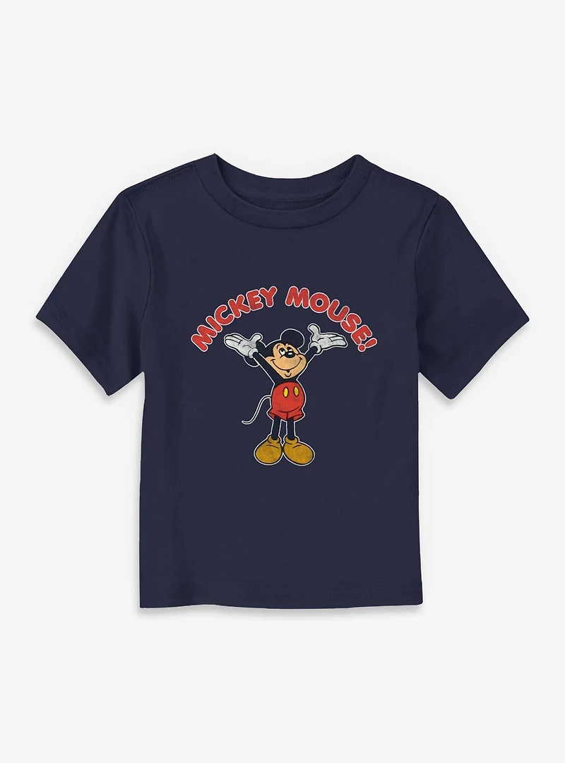 Disney Mickey Mouse Retro Cheer Toddler T-Shirt