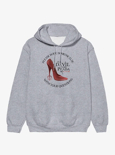 The Devil Wears Prada Boring Questions Red Shoe Hoodie