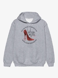 The Devil Wears Prada Boring Questions Red Shoe Hoodie