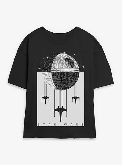 Star Wars Death Battle Womens Skimmer T-Shirt