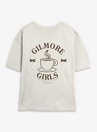 Gilmore Girls Coffee Dragonfly Womens Skimmer T-Shirt