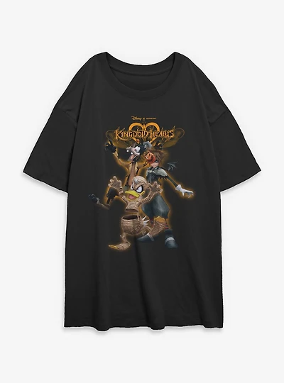 Disney Kingdom Hearts Halloweeners Womens Oversized T-Shirt