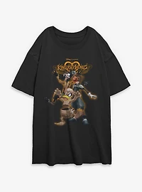 Disney Kingdom Hearts Halloweeners Womens Oversized T-Shirt