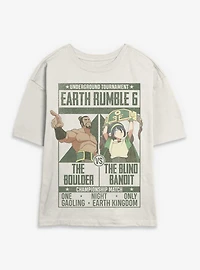 Avatar: The Last Airbender Boulder vs Blind Bandit Womens Skimmer T-Shirt
