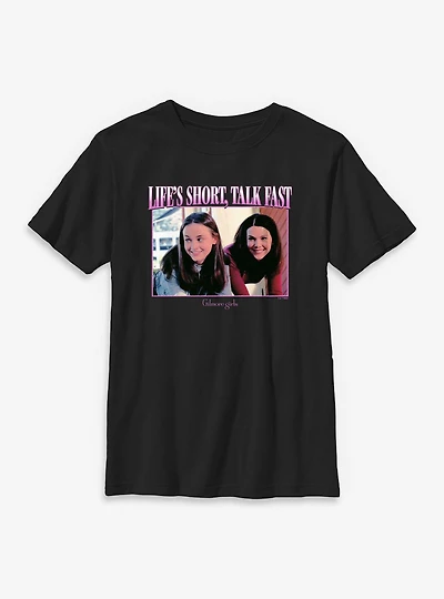 Gilmore Girls Life's Short Talk Fast Youth T-Shirt