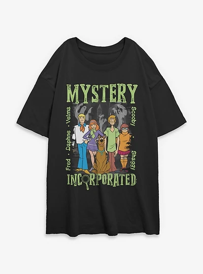 Scooby-Doo Mystery Incorporated Crew Womens Oversized T-Shirt