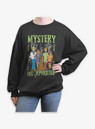 Scooby-Doo Mystery Incorporated Crew Womens Oversized Sweatshirt
