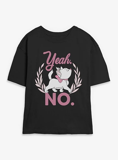 Disney The Aristocats Marie Yeah No Womens Skimmer T-Shirt