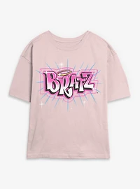 Bratz Logo Spray Paint Womens Skimmer T-Shirt