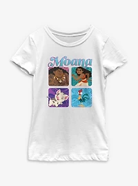 Disney Moana Boxed Up Characters Youth Girls T-Shirt