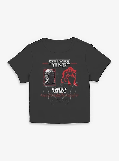 Stranger Things Vecna & Demogorgon Monsters Are Real Women Baby T-Shirt