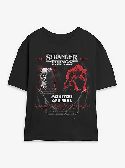 Stranger Things Vecna & Demogorgon Monsters Are Real Womens Skimmer T-Shirt