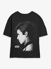Star Wars Eternal Love Anakin Womens Skimmer T-Shirt