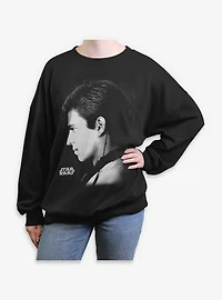 Star Wars Eternal Love Anakin Womens Oversized Sweatshirt