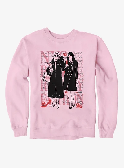 The Devil Wears Prada Silhouettes And Quotes Sweatshirt