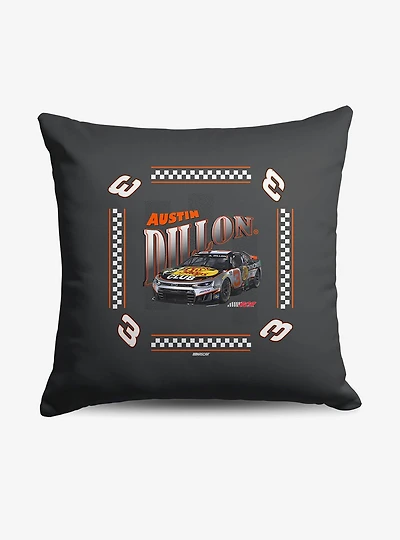 NASCAR Austin Dillon Whimsical Checks Throw Pillow