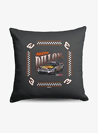 NASCAR Austin Dillon Whimsical Checks Throw Pillow
