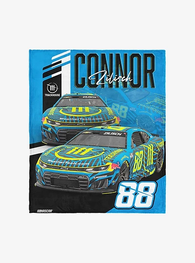 NASCAR Connor Zilisch Raising Bar Silk Touch Throw Blanket
