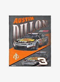 NASCAR Austin Dillon Reflection Silk Touch Throw Blanket