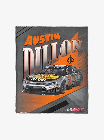 NASCAR Austin Dillon Comet Car Silk Touch Throw Blanket