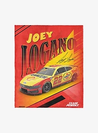 NASCAR Joey Logano Comet Car Silk Touch Throw Blanket