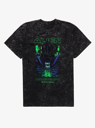 Alien Xenomorph The Perfect Organism Mineral Wash T-Shirt
