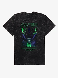 Alien Xenomorph The Perfect Organism Mineral Wash T-Shirt