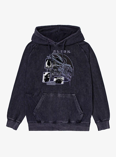Alien LV-426 Life Cycles Adheron Colony Mineral Wash Hoodie