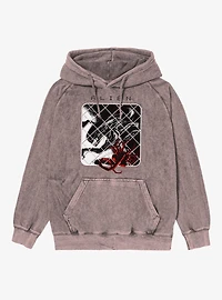 Alien Xenomorph Pop Face Hugger Mineral Wash Hoodie