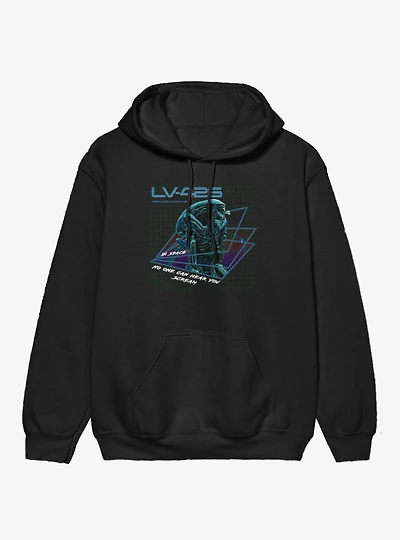 Alien LV-426 Space No One Can Hear You Scream Hoodie