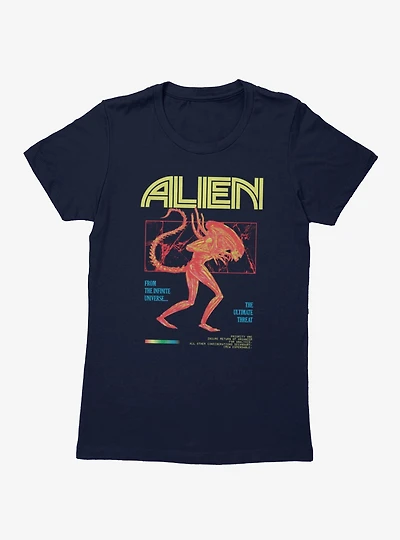 Alien Xenomorph The Ultimate Threat Womens T-Shirt