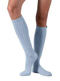LECHERY Powder Blue Scrunch Slouchy Socks
